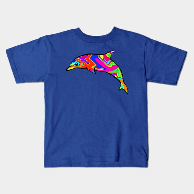 Dolphin Kids T-Shirt by Shrenk